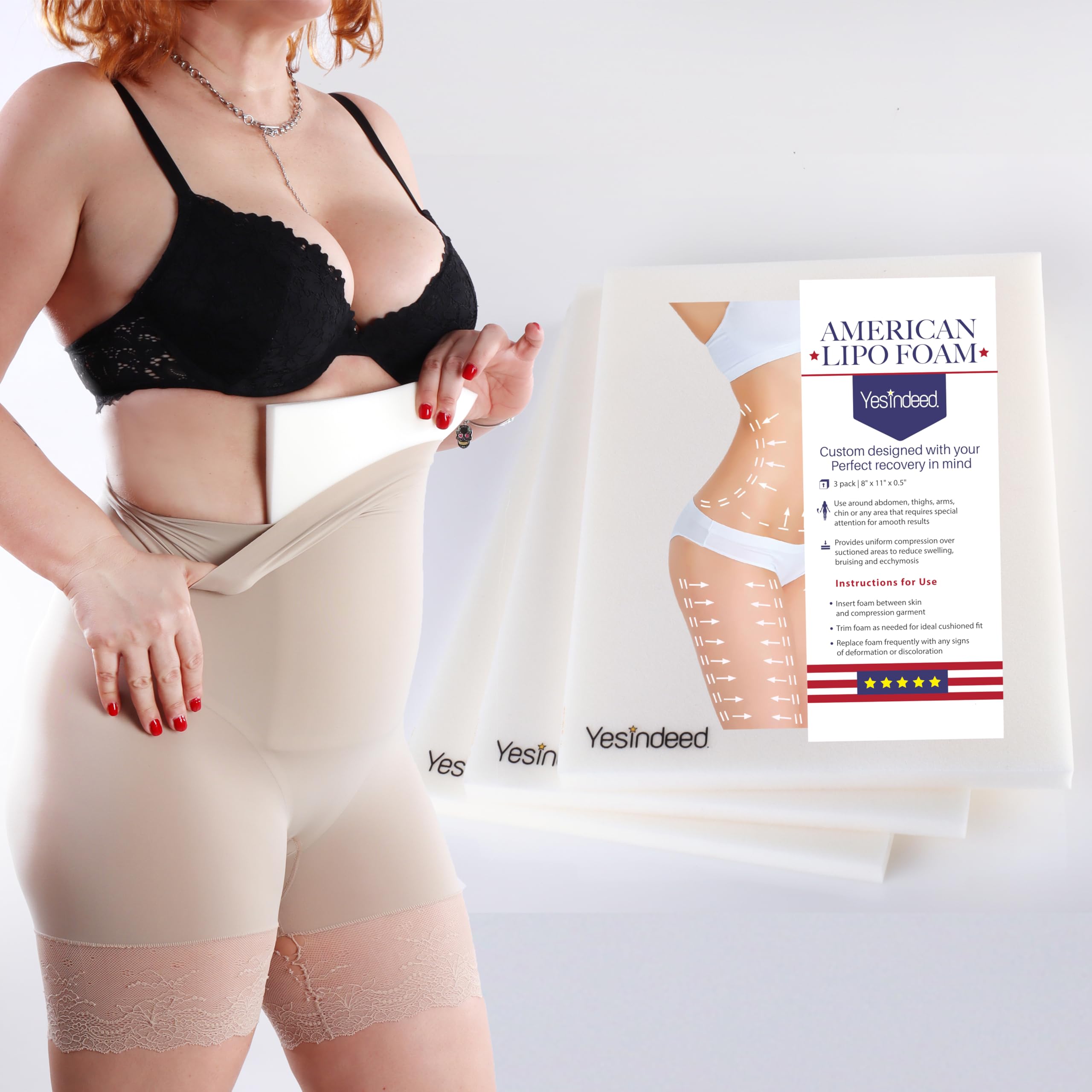 Photo 1 of 3 Pack Lipo Foam - Dr. Approved Post Surgery Foam Sheets