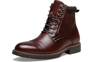 Vostey Mens Boots Motorcycle Casual Boots for Men Zipper Fashion Chukka Boots Mens