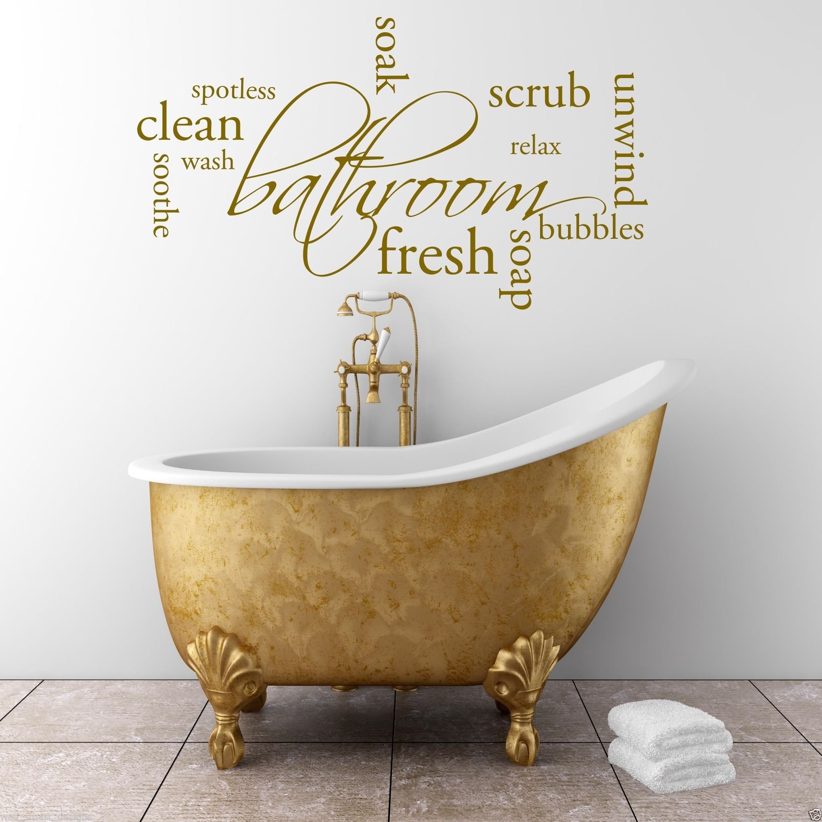 Relax Soap Bathroom Wall Art Sticker Quote Decal Mural Stencil Transfer Graphic WSD386