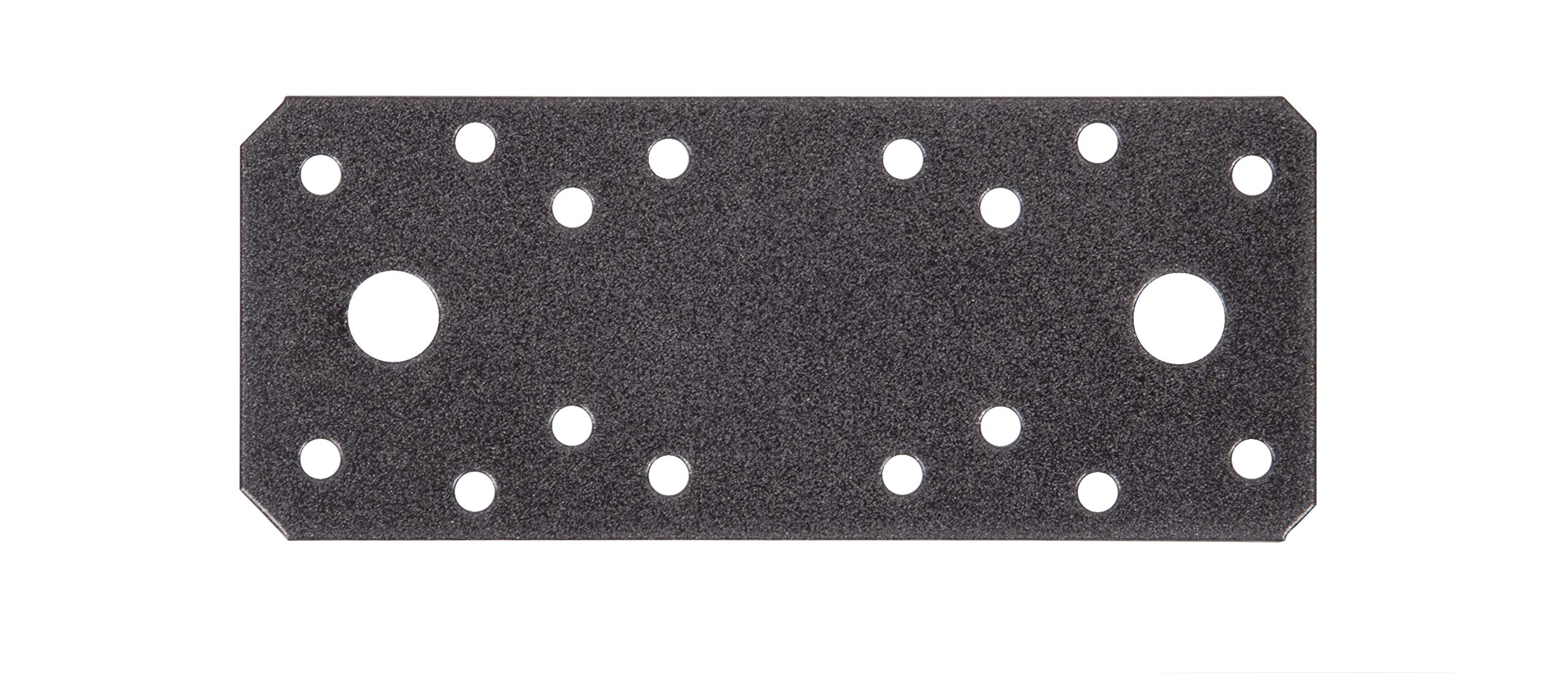 GAH-Alberts 301651 Duravis® Flat Connector, Black Diamond, Duplex Coated, Size 133 x 55 x 2.5 mm