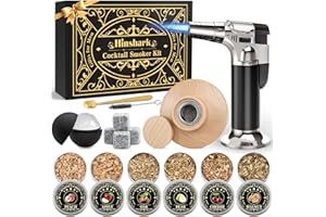 Stocking Stuffers Gifts for Men, Whisky Smoker Kit for Bourbon, Christmas Birthday Gifts for Dad Men Him Husband Grandpa, 6 F