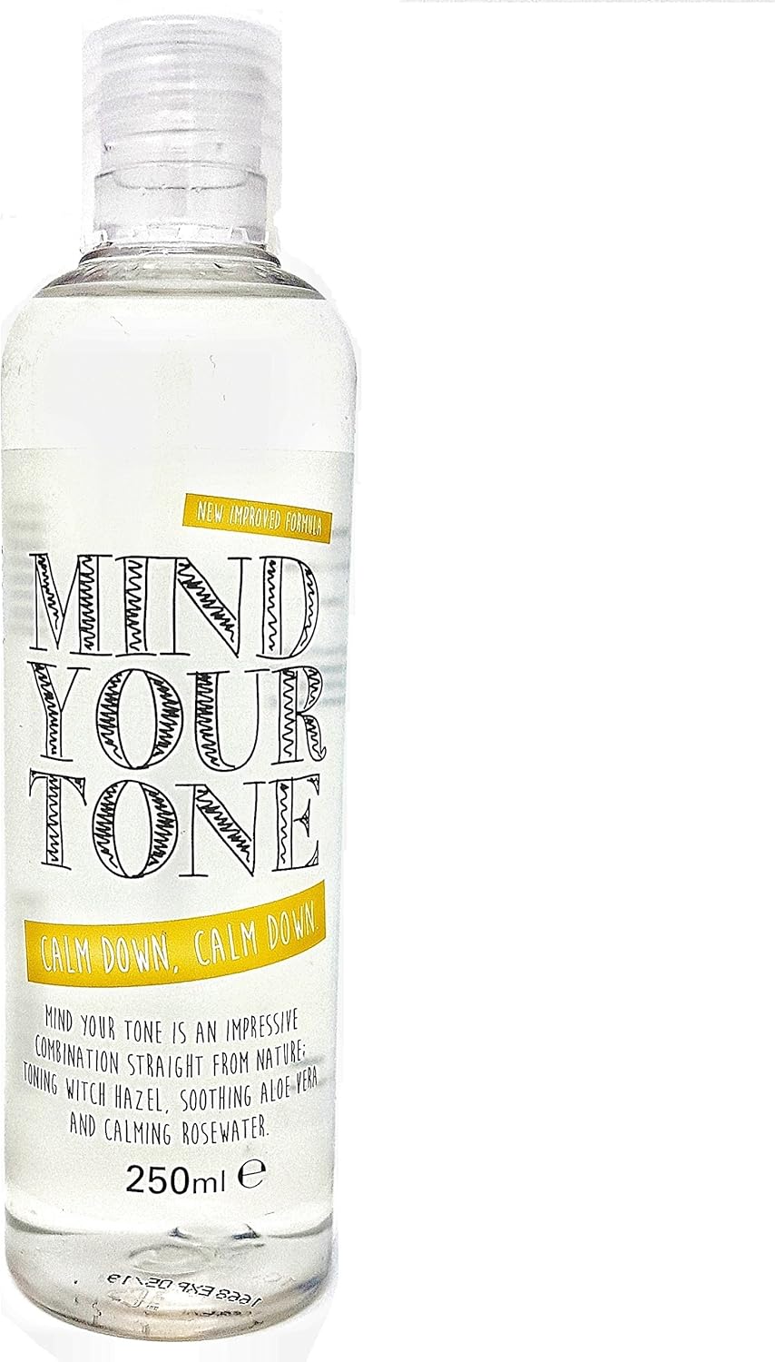 Mind Your Tone - Witch Hazel, Aloe Vera and Rosewater Toner - 250ml - whytheface, 250 ml (Pack of 1)