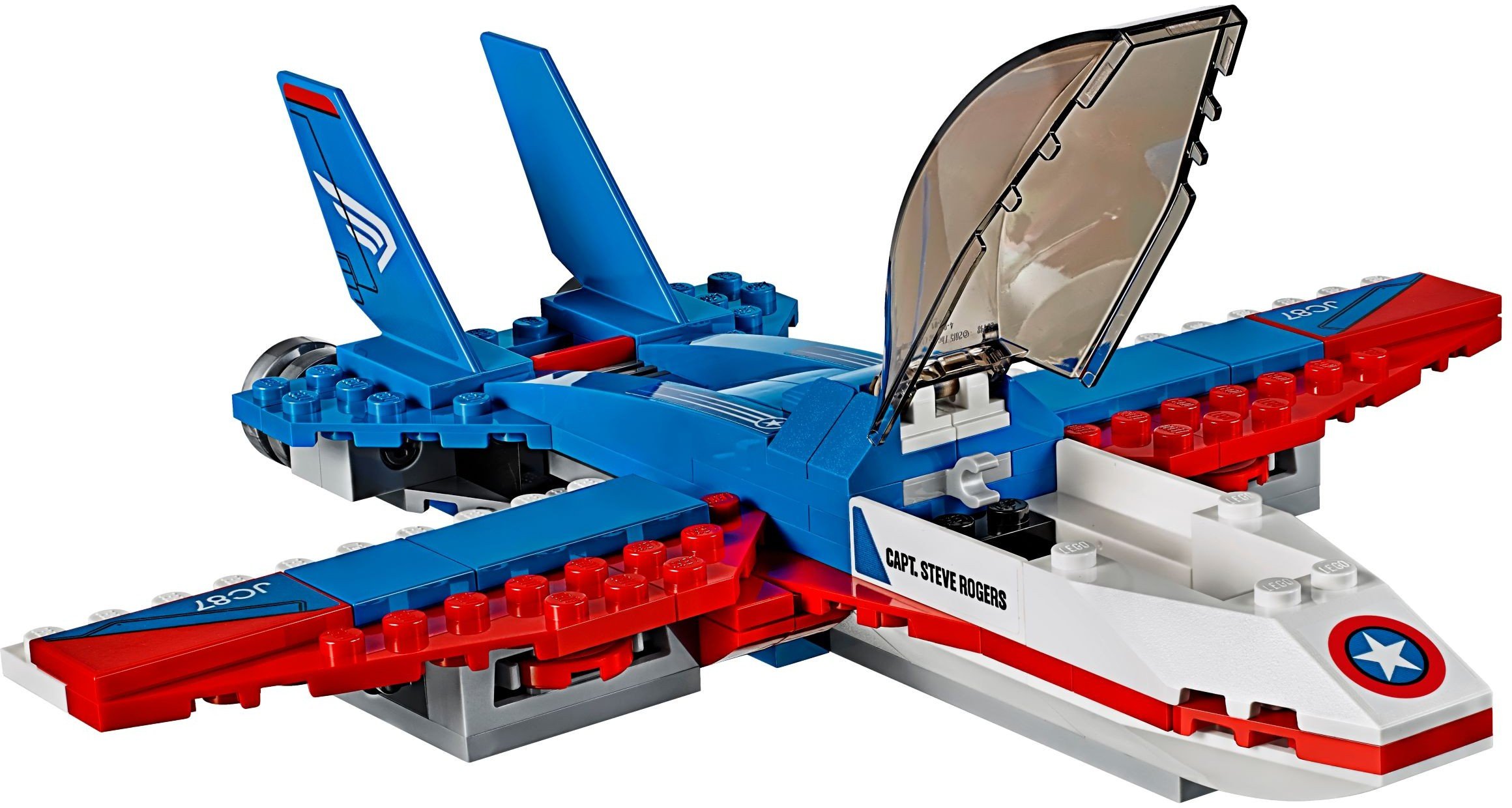 LEGO 76076 "Captain America Jet Pursuit Building Toy