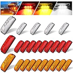 25 Pcs 4 Inch Trailer Marker Lights Front Rear Side