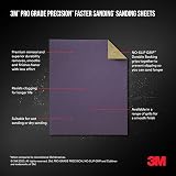 3M Pro Grade Precision 120 Grit Sanding Sheets 3pk Medium Wet Dry 22.8x27.9cm view 7