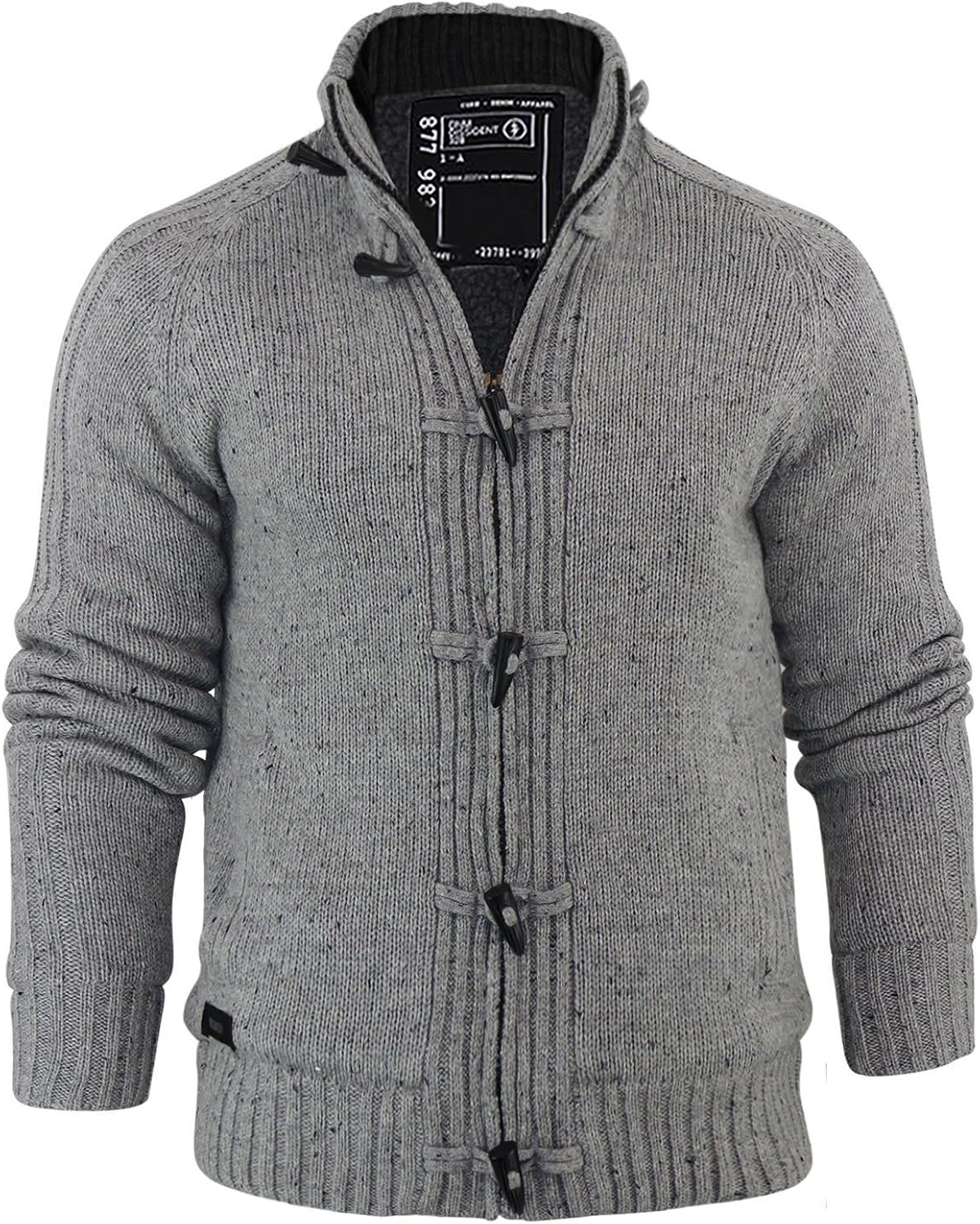 sherpa lined cardigan mens