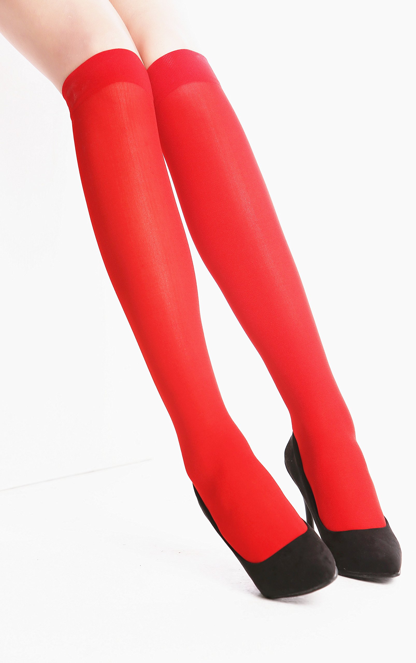 DRESS ME UP - WZ-019R Lady Stockings short knee highs red Little Red Riding Hood