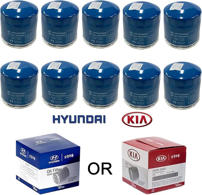 Genuine OEM Hyundai & Kia Oil Filter 2630035505 (New Version of 35504