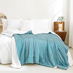 Andency Sherpa Fleece Blankets Queen Size for Bed