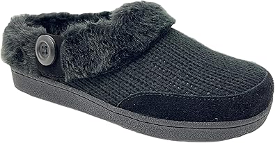 clarks wool scuff slippers