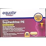 Equate Maximum Strength Suphedrine PE 24ct Sinus Headache Compare to Sudafed PE Sinus Pressure & Pain Caplets