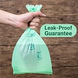 GREENER WALKER 6L Compostable Bin Liners 150 Bags EN13432 OK Compost HOME view 2
