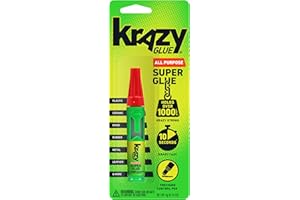 Krazy Glue All Purpose Precision Control Superglue Pen (4g), Clear, Fast-Drying Adhesive, One-Drop Applicator for Plastic, Ceramic, Wood, Rubber, Metal, Leather & More