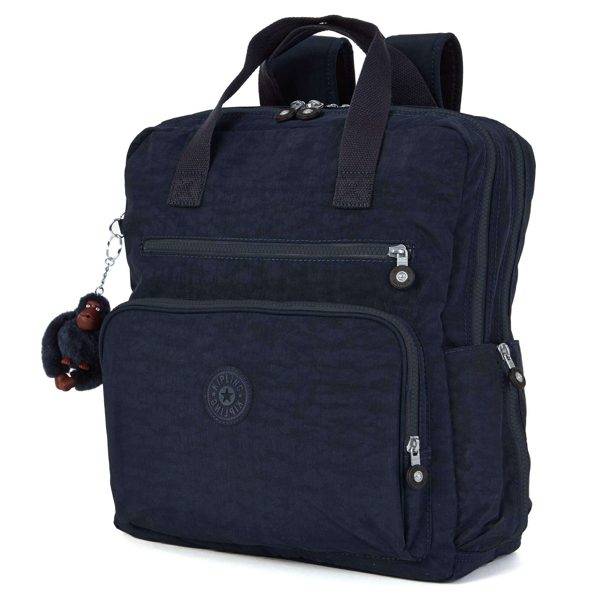 Kipling Audrie Backpack Diaper Bag True Blue Tonal