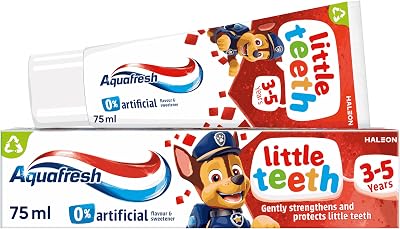 Aquafresh Little Teeth 3-5 Years Toothpaste 75ml Paw Patrol Kids Mint