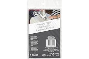 Dritz Clothing Care 82442 Pressing Cloth, 11-Inch x 28- Inch , White