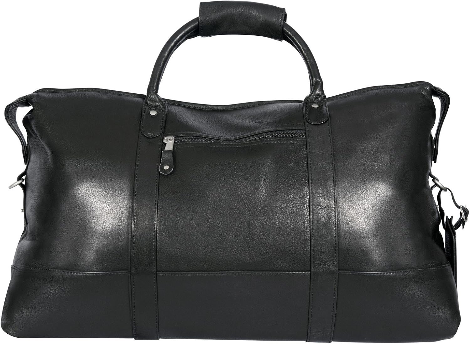 Canyon Outback Falls Canyon 22Inch Leather Cabin Duffel Bag, Black