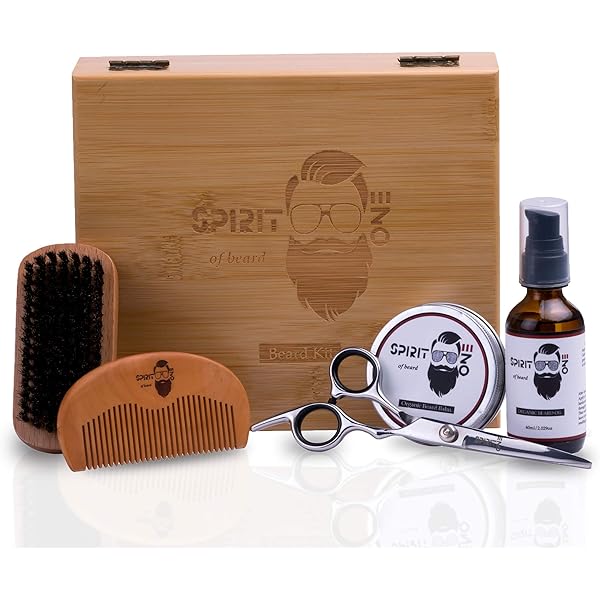 beard grooming & trimming kit for men care beard brush beard comb
