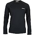 Columbia Omni-Heat Mens Midweight Stretch Baselayer Long Sleeve Shirt, Black, Large