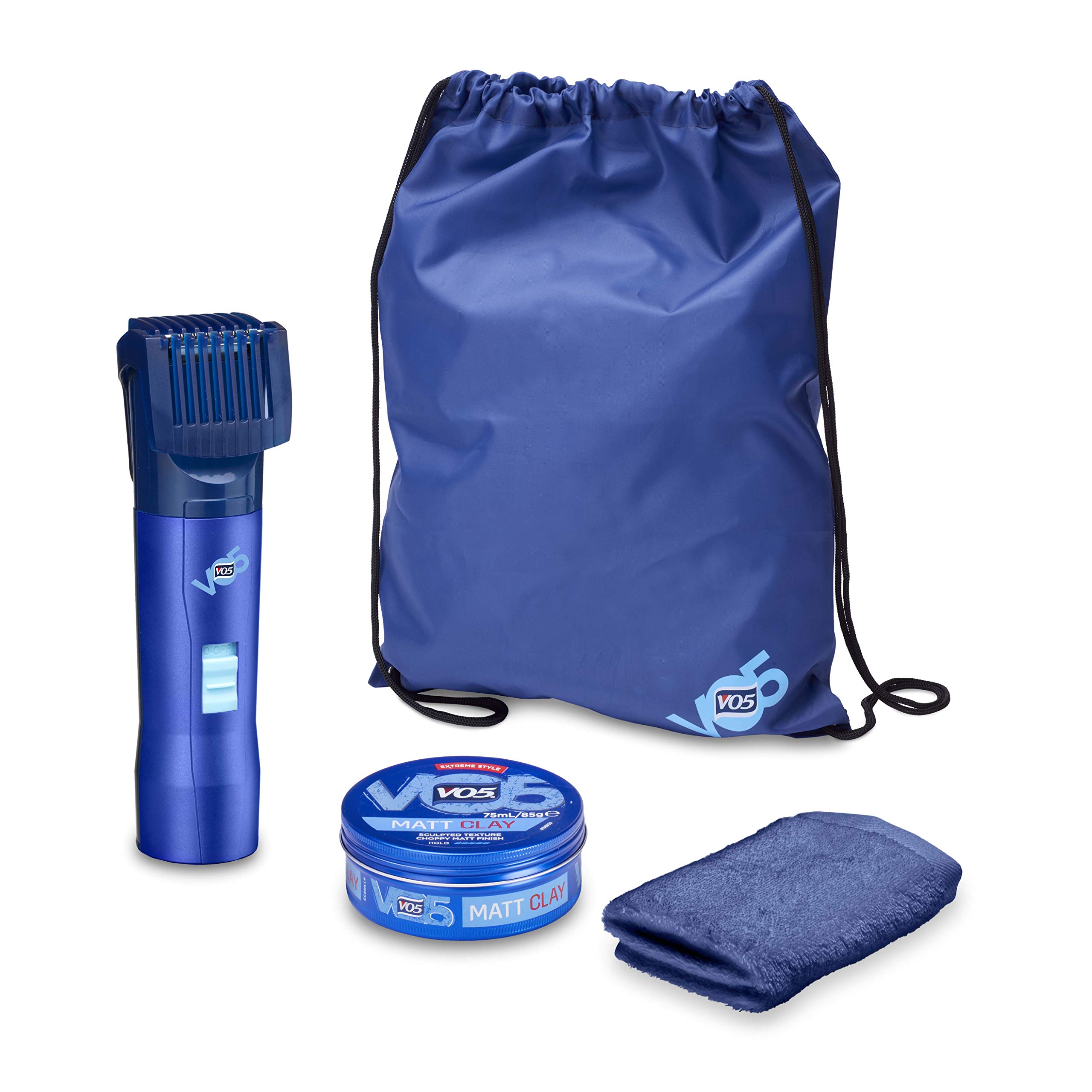 OV Beard and Hair Styling Set featuring Beard Trimmer and Matt Clay