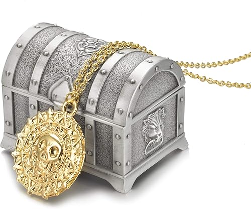 Amazon Reindear パイレーツ オブ カリビアン 映画 呪われたアステカ人 コルテスの金貨 ペンダント ネックレス ネックレス 通販 Amazon Reindear パイレーツ オブ カリビアン 映画 呪われたアステカ人 コルテスの金貨 ペンダント ネックレス ネックレス 通販
