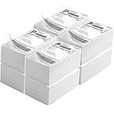 LuckyGuard Fanfold 4" x 6" Direct Thermal Labels 4000 Thermal Printer Paper 8 Stacks Shipping Labels