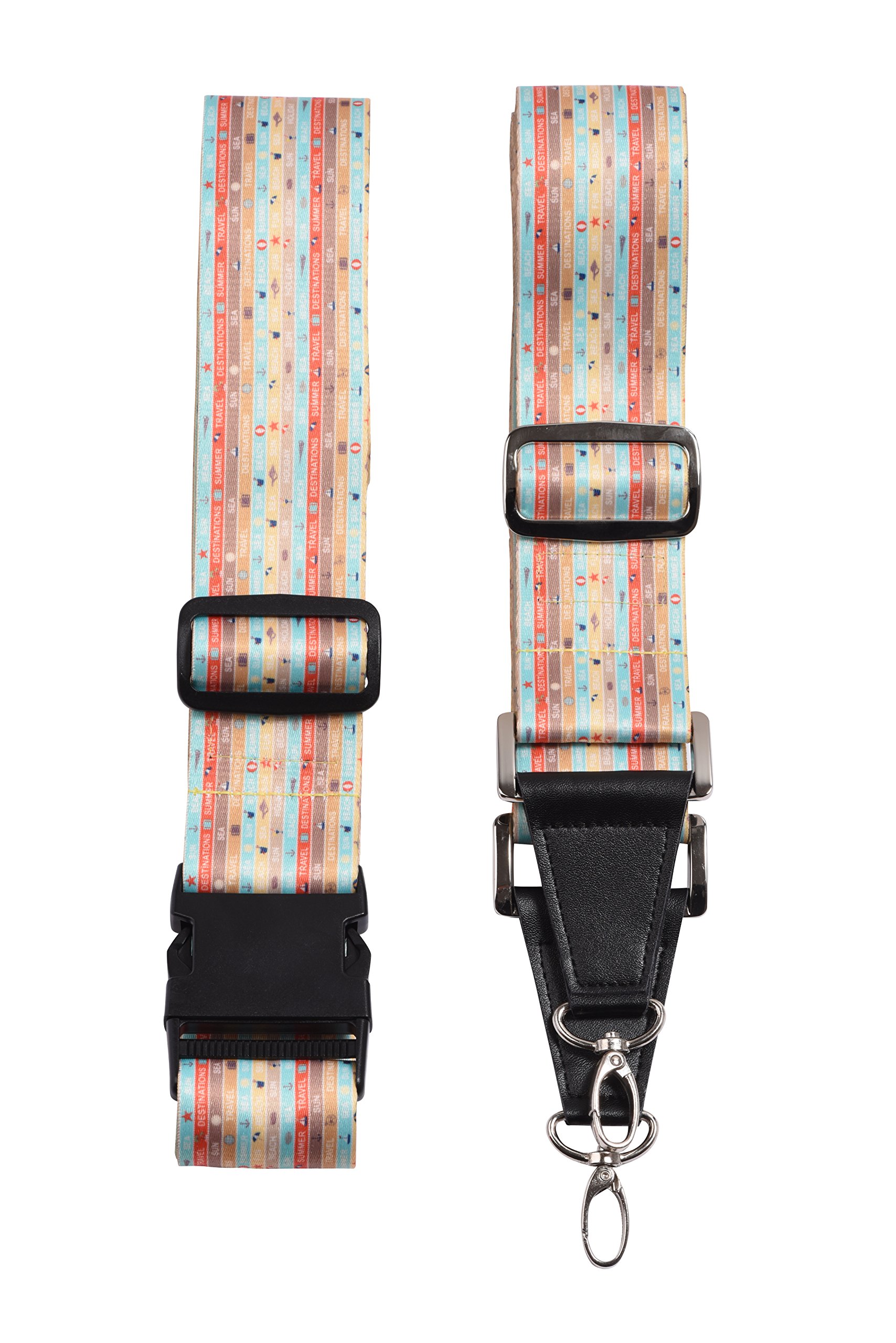 Luggage and Bag Strap Travel Accessory with Snap Hooks Bags and Suitcases Matching Design Straps for Hand Bag Cross Body Camera Replacement Belt Changeable New 2017 Design