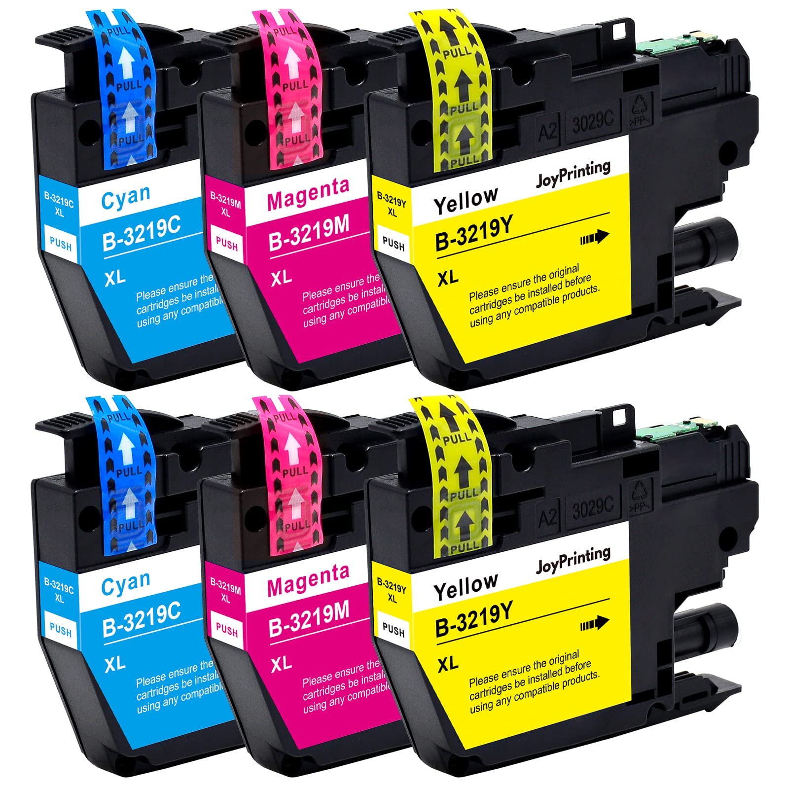 JoyPrinting LC3219XL Compatible Brother LC3219XL LC3219 LC3217 Ink Cartridges for Brother MFC-J5330DW MFC-J5335DW MFC-J5730DW MFC-J5930DW MFC-J6530DW MFC-J6930DW MFC-J6935DW (6-Pack)