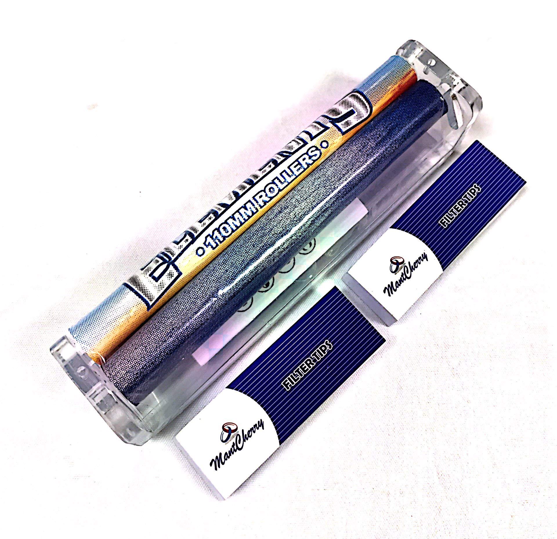 MontCherry Elements 110mm King Size Rolling Machine Cigarette Paper Hand Roller - 1 Roller by Trendz