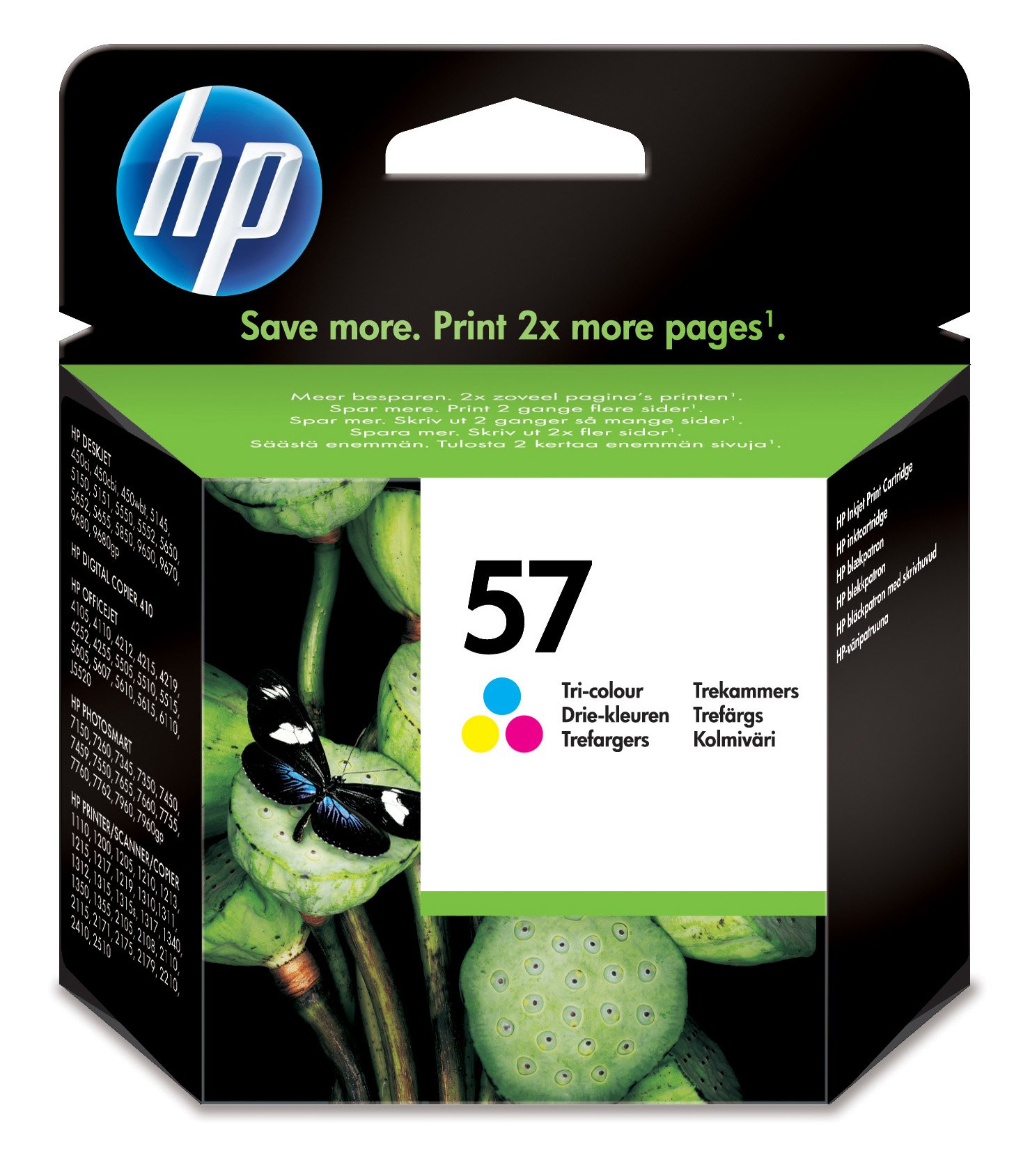 HP Inc. 57, C/M/Y, 17ml Pages: 500, High Capacity, 1578833 (Pages: 500, High Capacity Blister Multi tag)