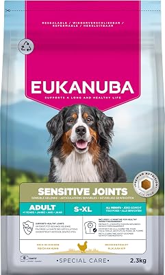 Sensitive Joints Aliment pour Chiens au Poulet - Aliment Sec Special Care pour Chiens aux articulations sensibles, favorisant la mobilité, 2,3 kg