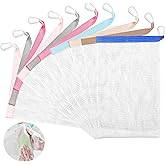 10 Pack Soap Bubble Mesh Bags with Drawstring, Mesh Soap Bags for Soap Bars, Soap Exfoliating Bag with Drawstring, for Foamin