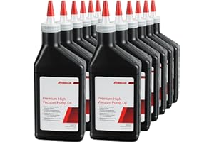 Robinair 13119 Premium High Vacuum Pump Oil, Pint (12-Pack)