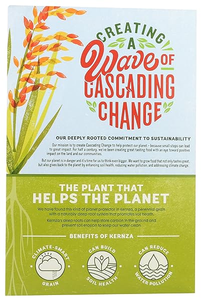 CASCADIAN FARM, CEREAL KERNZA GRNS CLIMATE SMART ORGANIC, 13.3 OUNCE