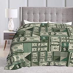 Jbofyee Money Throw Blankets All Season Ultra Soft