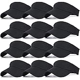 Ultrafun Unisex Sports Sun Visor Adjustable UV Protection Sun Hat Cap for Beach Pool Golf Tennis