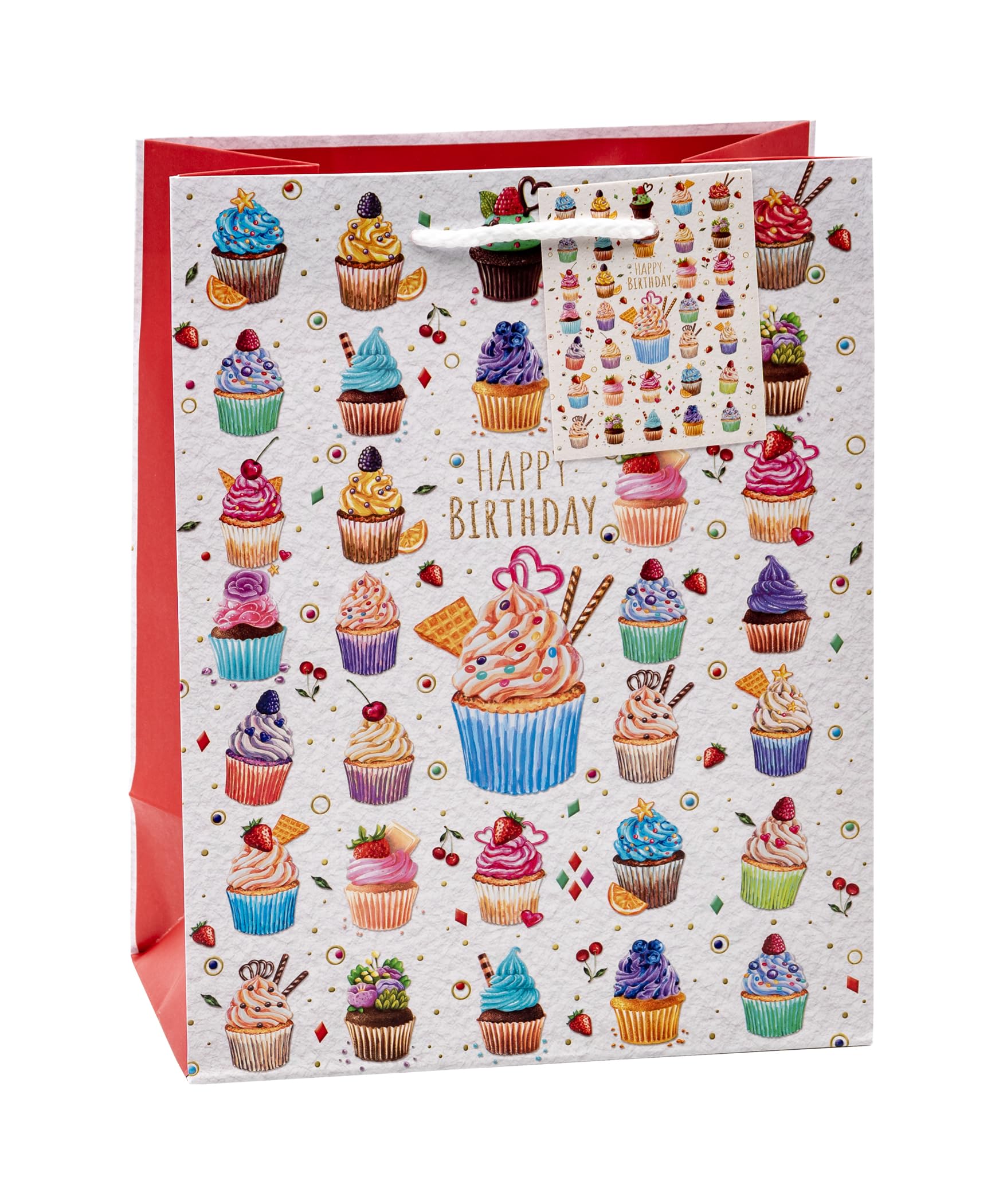 TSI 84014-2 gift bags MUFFINS, Pack of 3, size: medium (9 x 7 x 4 inch)