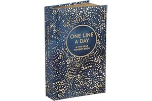 Celestial One Line a Day (Blank Journal for Daily Reflections, 5 Year Diary Book): A Five-Year Memory Book