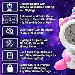 SHARP Ready to Wake Unicorn Sleep Trainer, Kid’s