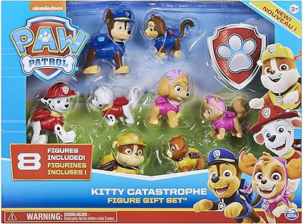 Amazon Co Jp パウパトロール フィギュア おもちゃ チェイス マーシャル スカイ ラブル キティ ギフト セット 猫 Paw Patrol Kitty Catastrophe 並行輸入品 ホーム キッチン