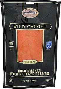 Ducktrap River Smoked Sockeye Salmon, 8 OZ