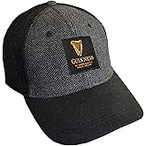 Guinness Official Merchandise Guinness Embossed Tweed Base Ball, One Size, Black