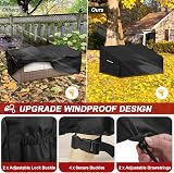LAMUNI Pallet Sofa Cover 2 Seater Deep Seat Outdoor Waterproof 138x99x80/40cm view 4
