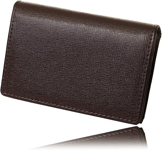Amazon Kohdou 名刺入れ メンズ 本革 サフィアーノレザー 名刺ケース 03 ブラウン Kohdou コウドウ 名刺入れ