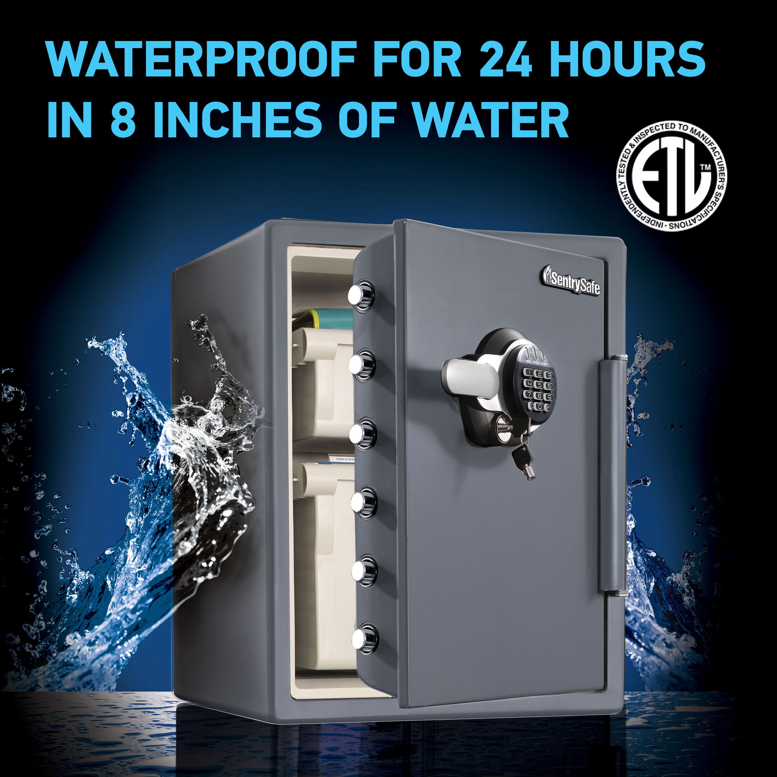 Mua SentrySafe Fireproof and Waterproof Gray Steel Home Safe with ...