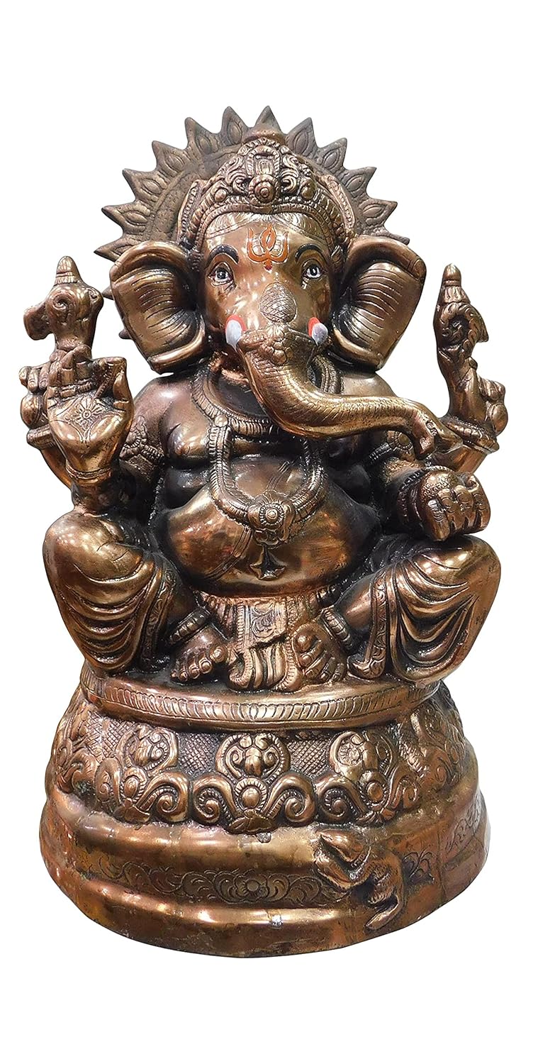 Buy Metal Ganesh Big Size Statue Ganpati Bappa Murti Ganesha Statue Big