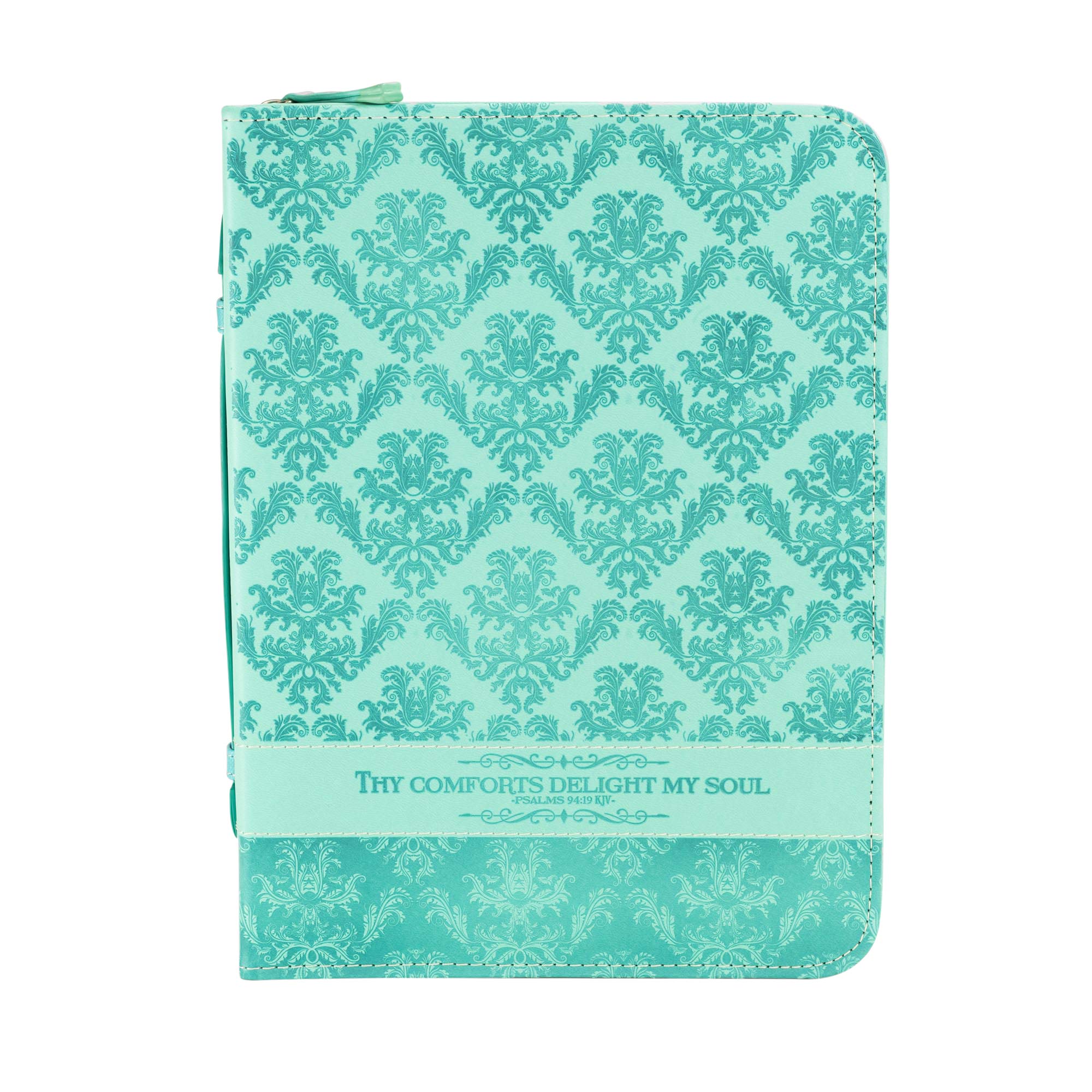 Divinity Boutique Thy Comfort Delight My Soul Bible Cover, Blue