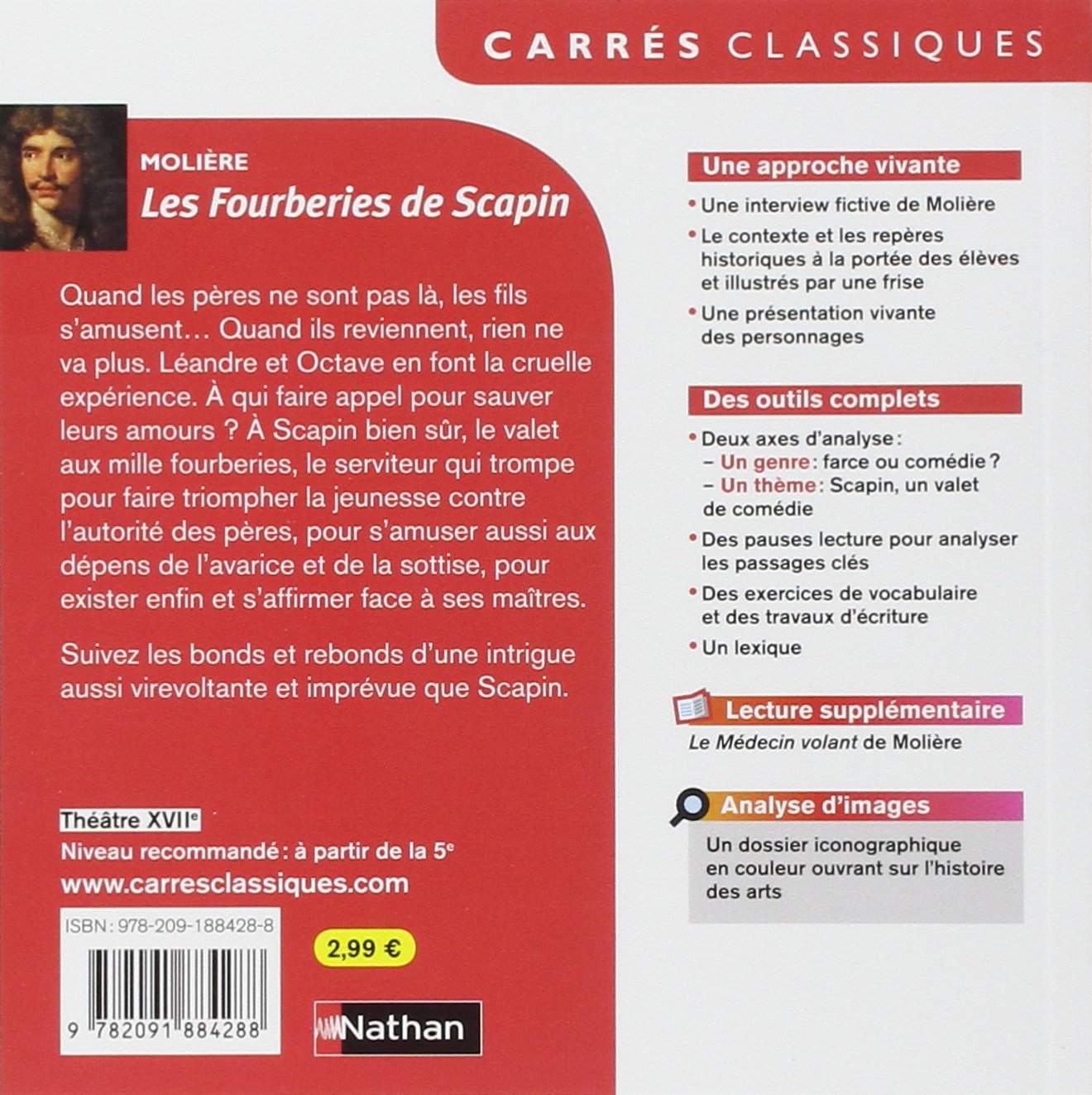 Fiche De Lecture Les Fourberies De Scapin 5ème