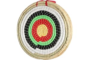 HYBDAMAI Archery Targets Traditional Solid Straw Round Archery Target, Arrow Target for Recurve Bow Longbow or Compound Bow, for Kids Youth Adult Archery Hunting Backyard Practice