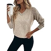 Dokotoo Womens Crochet Sweaters 2025 Winter Casual Lightweight Long Sleeve Hollow Out Sweater Tops